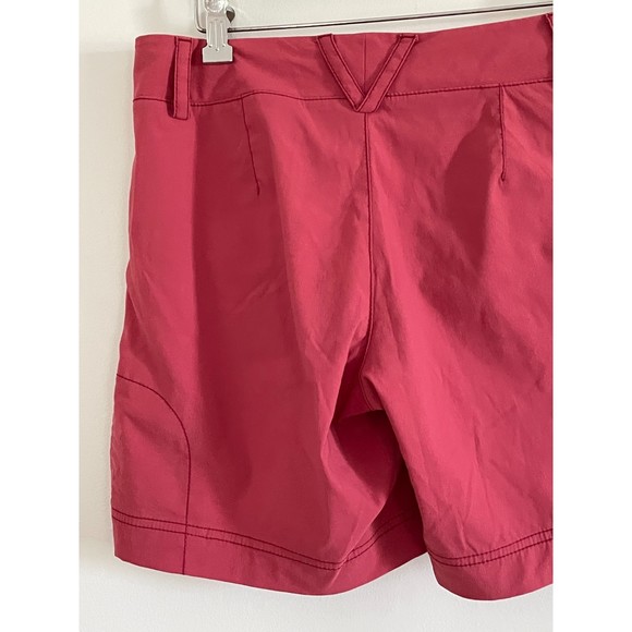 Athleta Nylon Blend Rose Pink Shorts Women's Size 6 Inseam 7" E23 - Picture 2 of 6